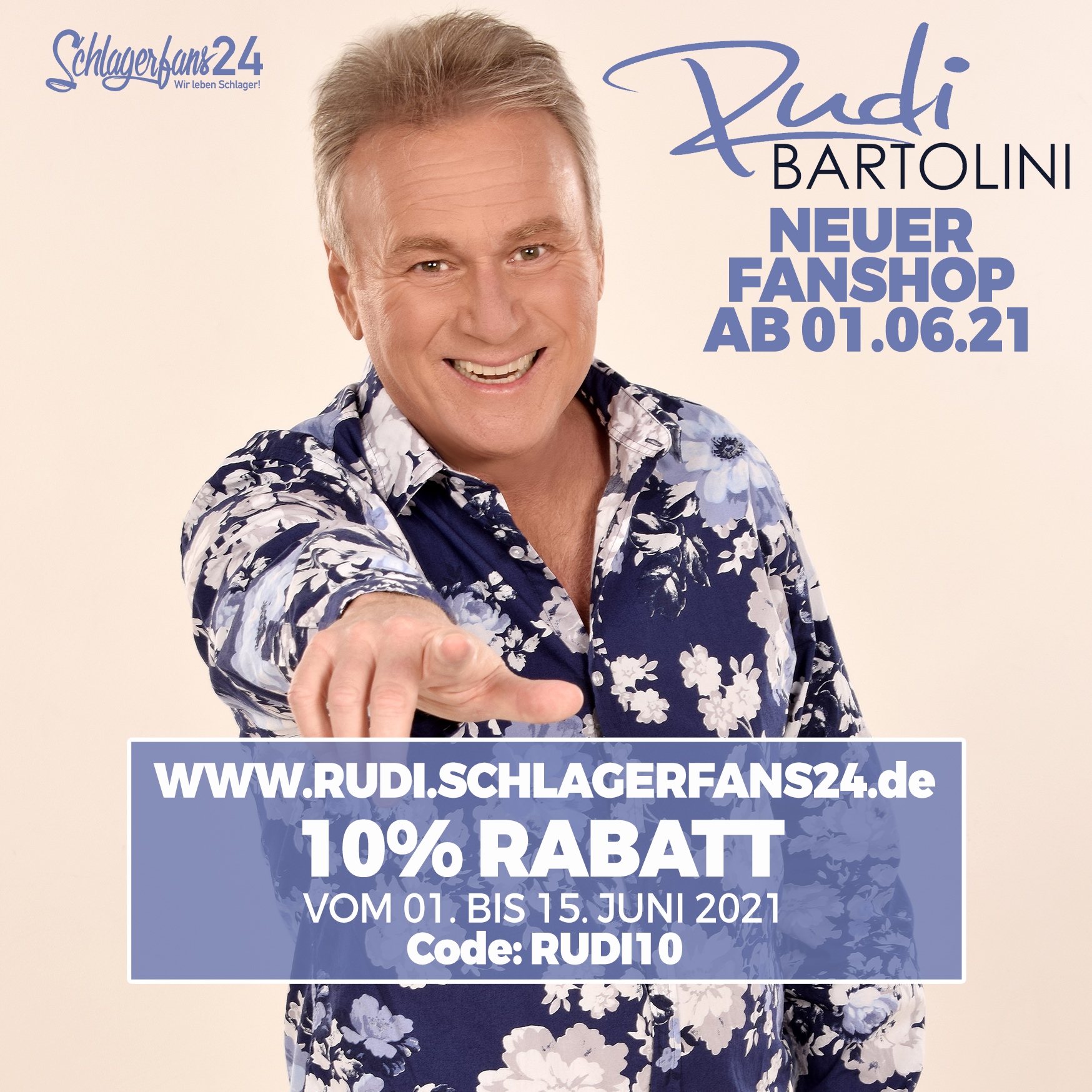 Rudi Bartolini - Offizieller Fanshop (wir-leben-schlager.de)